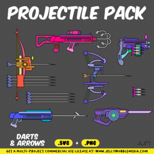 JWM Projectile (Darts & Arrows) Vector Pack