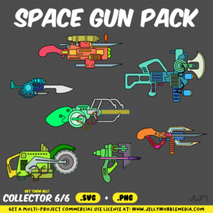 JWM Space Gun Weird Vector Pack