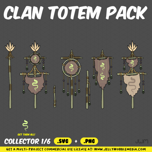 JWM Clan Totem Vector Pack 1 of 6