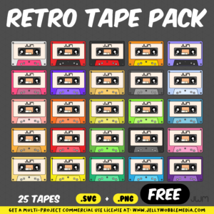 JWM Retro Tape Vector Pack