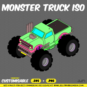 JWM1 Monster Truck Isometric