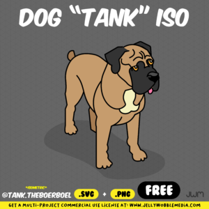 JWM1 Doggy Tank Isometric FREE