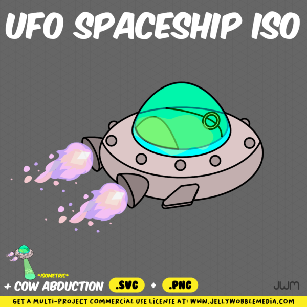 UFO Spaceship Isometric