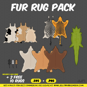 JWM Fur Rug Vector Pack