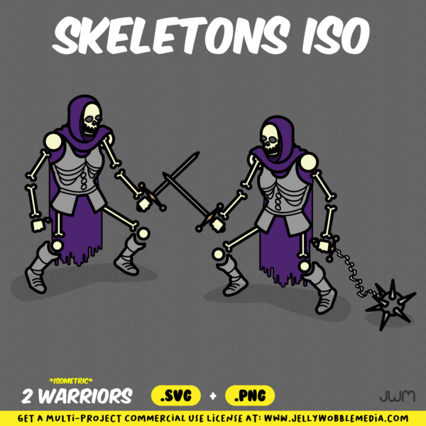 JWM1 Skeleton Warrior Isometric