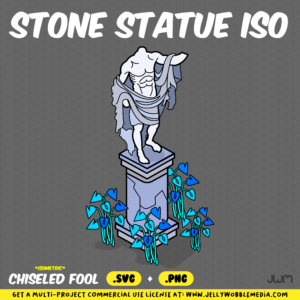 JWM1 Stone Statue Isometric