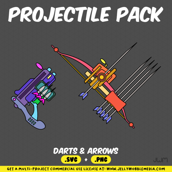 Projectile (Darts & Arrows) Vector Pack - Image 2