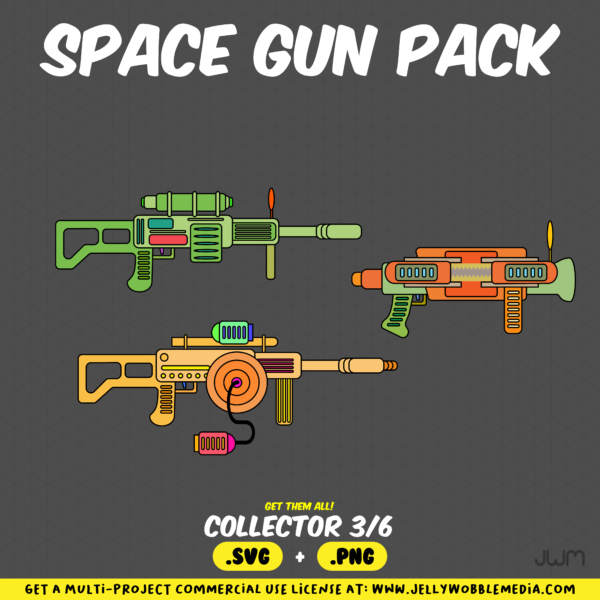 JWM2Space Gun Rapid-Fire Vector Pack