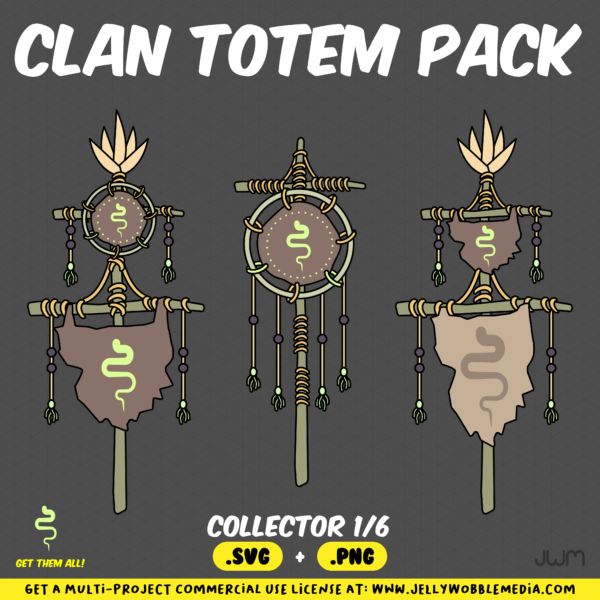 Clan Totem Tribal Vector Pack - Image 2