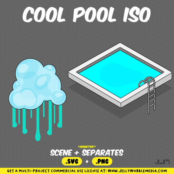 JWM2Cool In The Pool Isometric