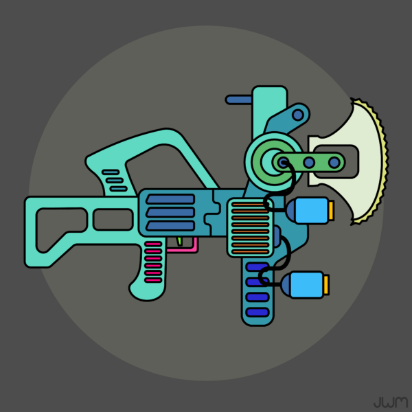 Space Gun Weird Vector Pack - Image 3