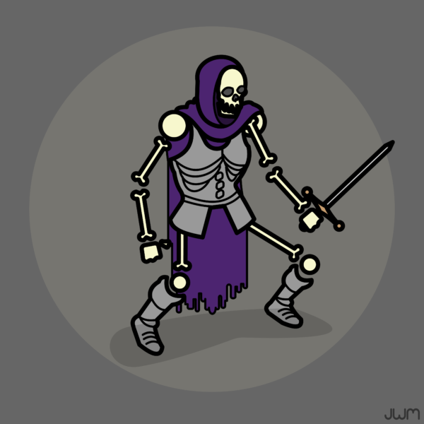 Skeleton Warrior Isometric - Image 3