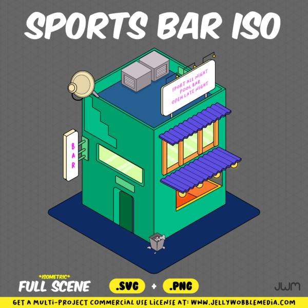 Sports Bar Isometric