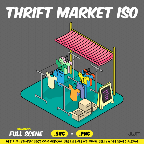 JWM1 Thrift Market Isometric