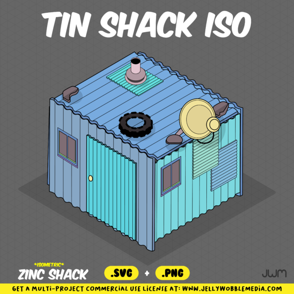 JWM1 Tin Shack Isometric