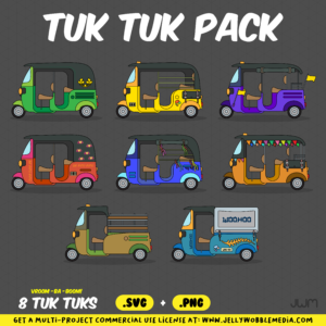 JWM1 Tuk Tuk Vector Pack