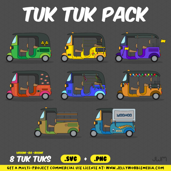 JWM1 Tuk Tuk Vector Pack