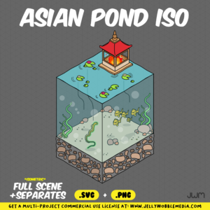 JWM1 Asian Pond Isometric