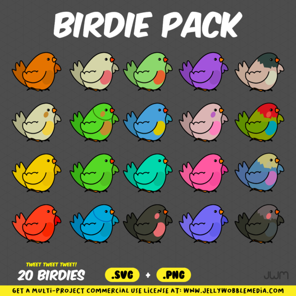 JWM1 Birdie Vector Pack