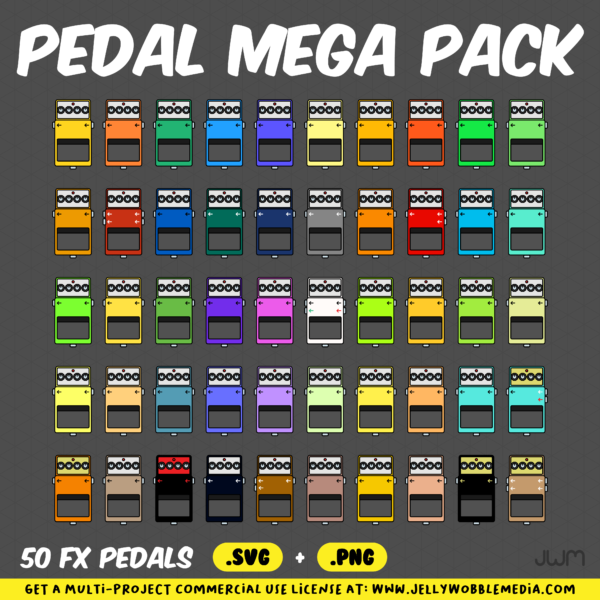 JWM1 Guitar Pedal Mega Vector Pack