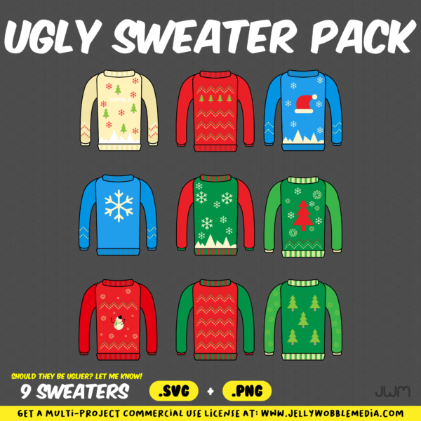 Ugly Sweater Vector Pack