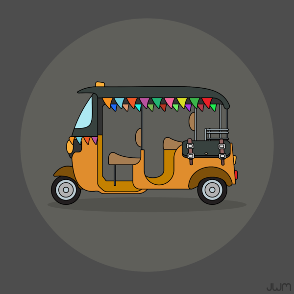 Tuk Tuk Vector Pack3