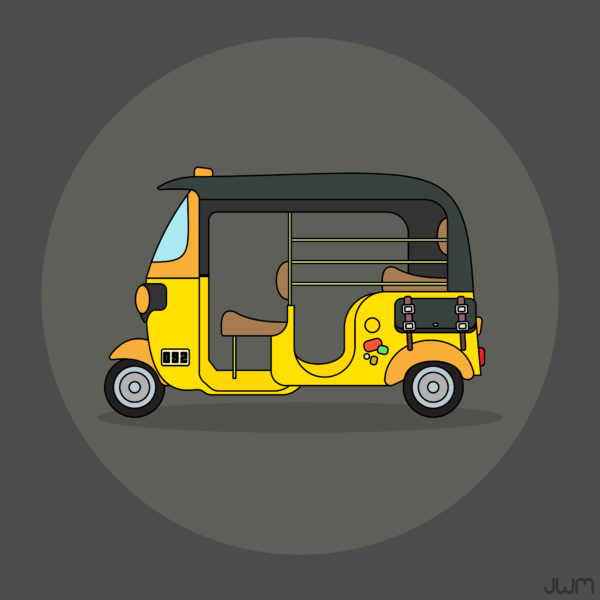 Tuk Tuk Vector Pack4