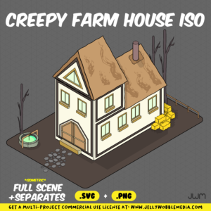 JWM1JWM2 Creepy Farm House Isometric