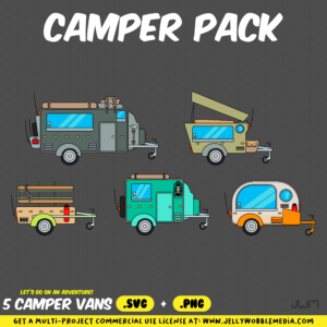 JWM1 Camper van vector pack